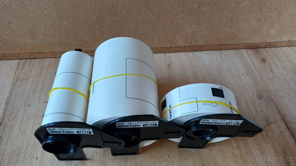 Profi tiskárna štítků Brother QL-1110NWB + 7 rolí - 10