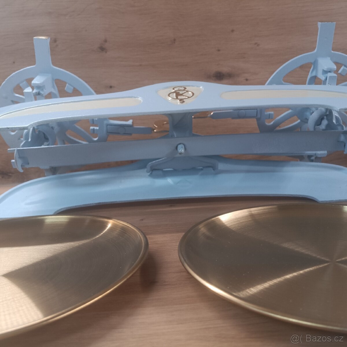 Staré kuchyňské váhy modré - 10