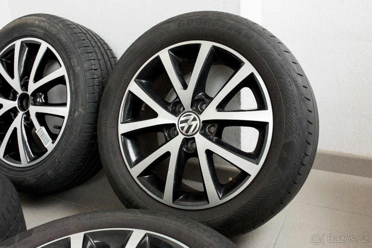 Alu kola VW 5x112 6,5j x 16 SEDONA letní pneu 205/55/R16 91H - 10