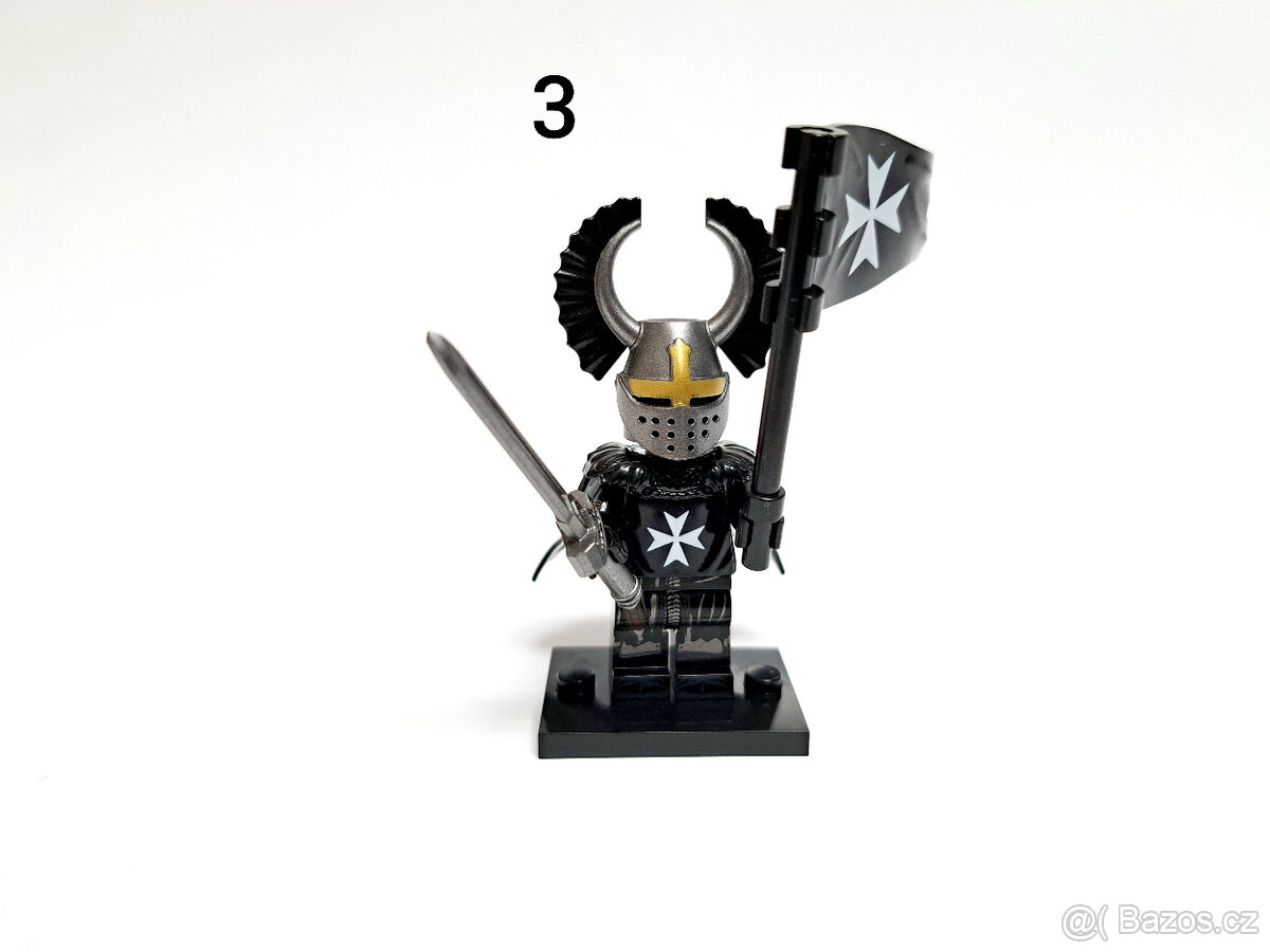 Minifigurky rytíři (3), typ LEGO - 10