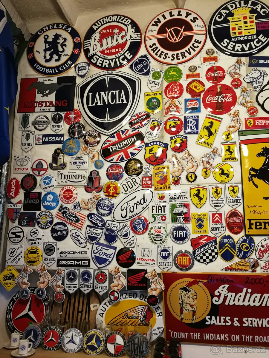 plechove smaltovane cedule - 10