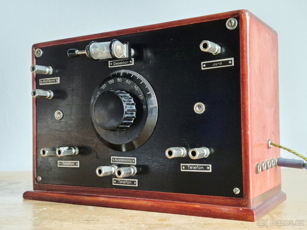 Starožitná rádio krystalka Telefunken TeCo, 1926 - 10