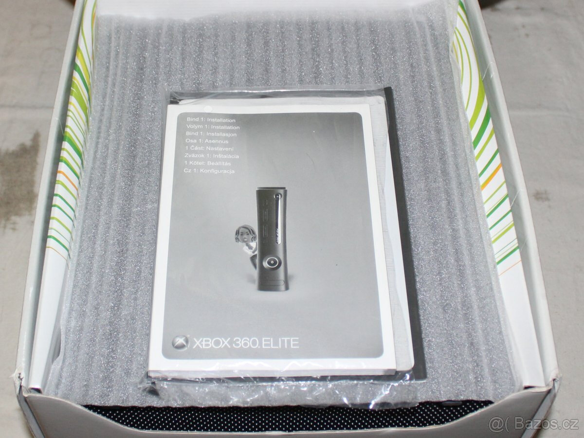 Microsoft Xbox 360 Elite 120GB Antracit - kompletní balení - 10