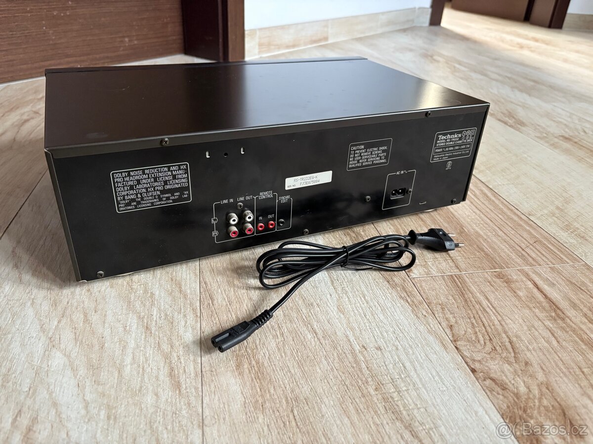 Technics RS-TR232 auto reverse double cassette deck - 10