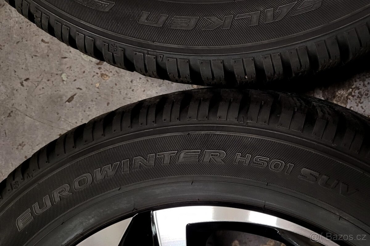 Tiguan,VW alu 18',zimní,originál,zimní, Borbet - 10