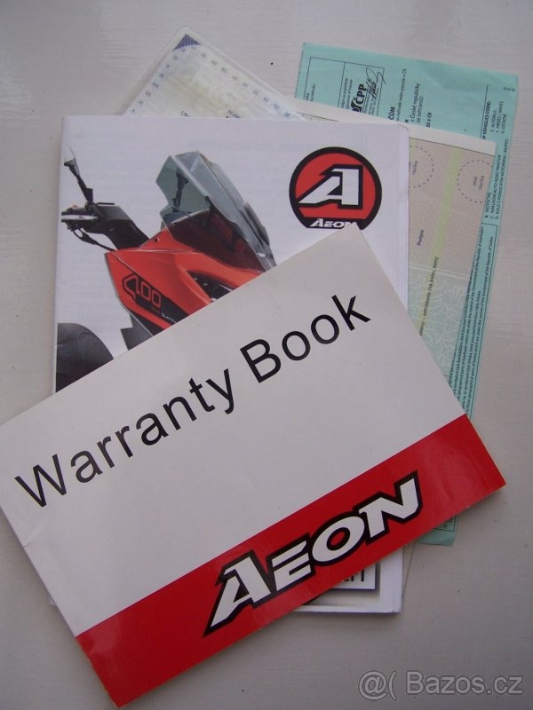 Aeon ELITE 400i MaxiSkutr--Top Stav a Top km 1500km - 10
