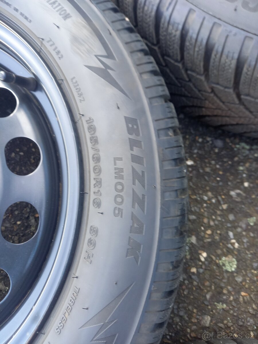 NOVÁ zimní sada Š.Kamiq/Scala+ 195/60R16 Bridgestone. - 10