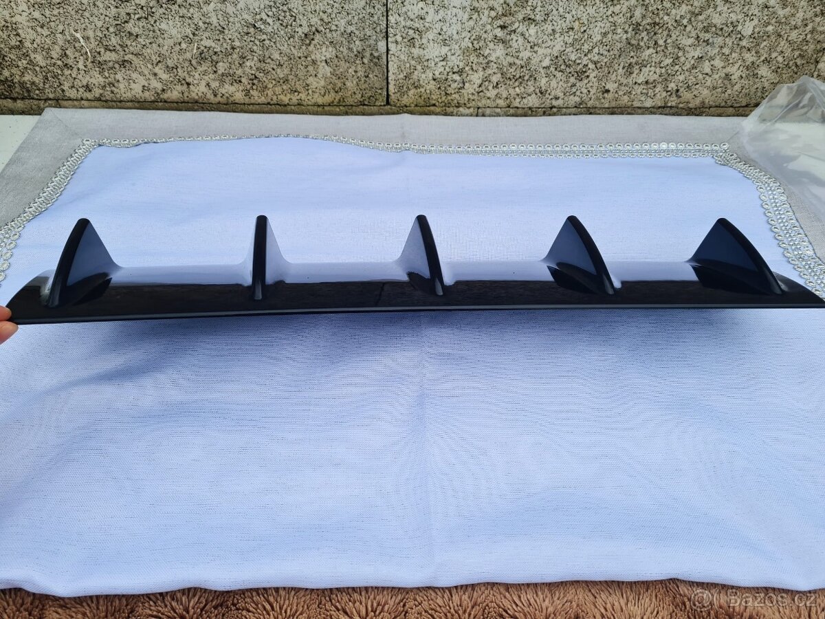 Spojler zadného nárazníka difúzorové plutvy žralocie plutvy - 10