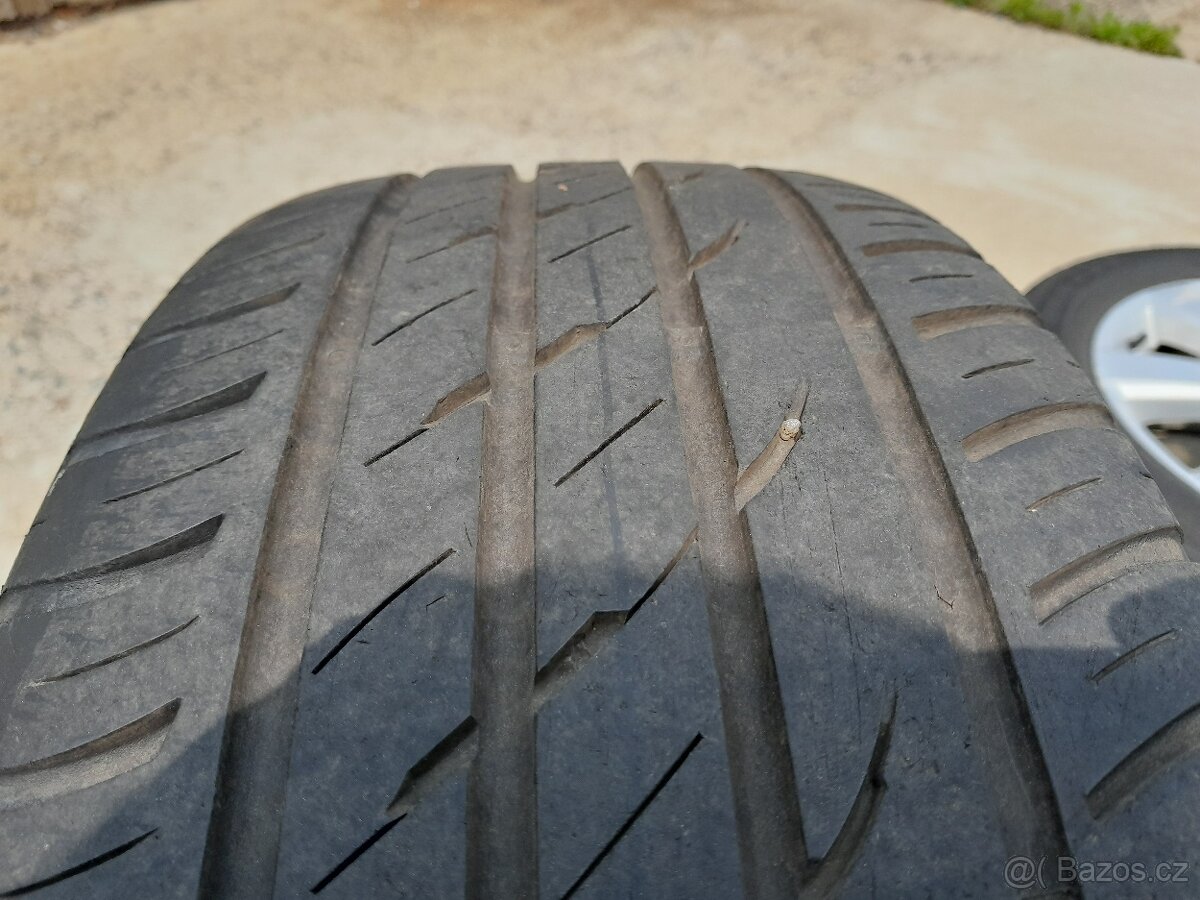 Sada alu kol originál OPEL, 6,5x16, 5x110, ET41; pneu 205/55 - 10