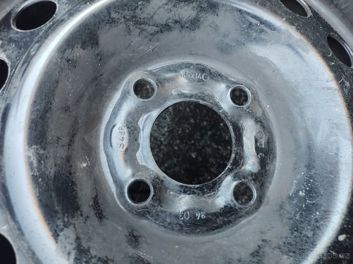 175/65 R14 ZIMNÍ PNEU 8mm + DISKY 4X100 RENAULT - 10