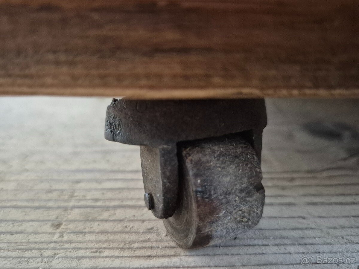 Anglický viktoriánský psací stůl - Oboustranný - 10