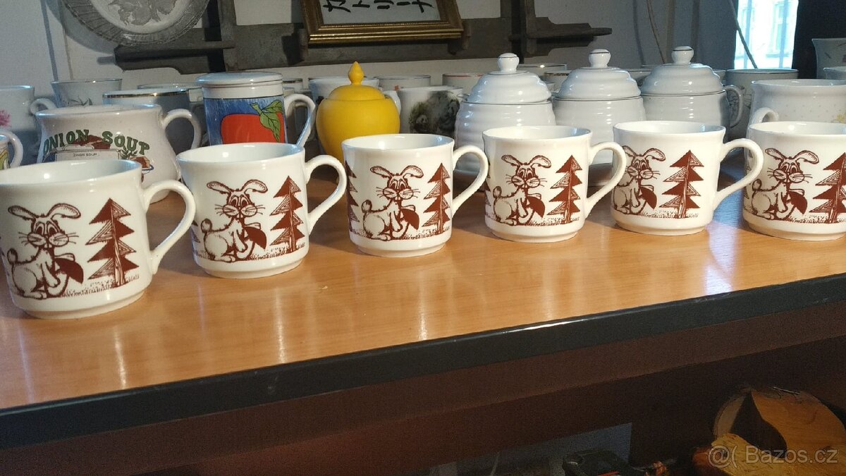 Sbírka porcelánových a keramickych hrníčků - 10