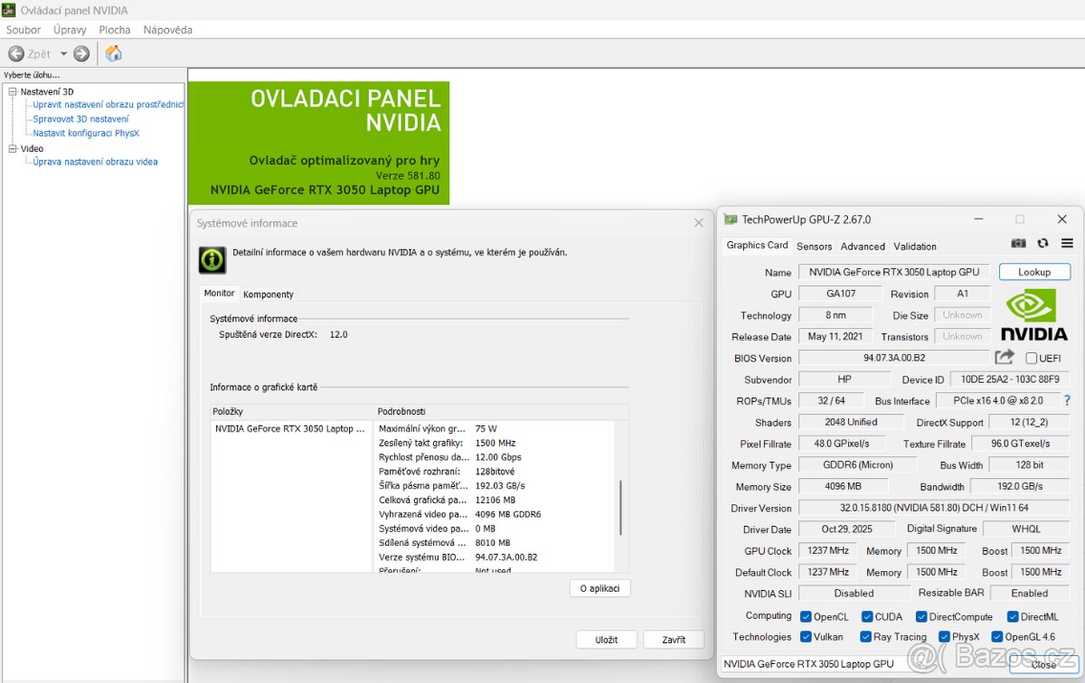 Herní notebook HP Victus (VICTUS by HP 16-d0710nc) - 10