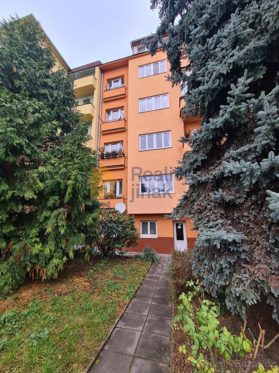 Pronájem cihlového bytu 1+1, 24 m2, dvorek, sklep, ul. Vodní - 10