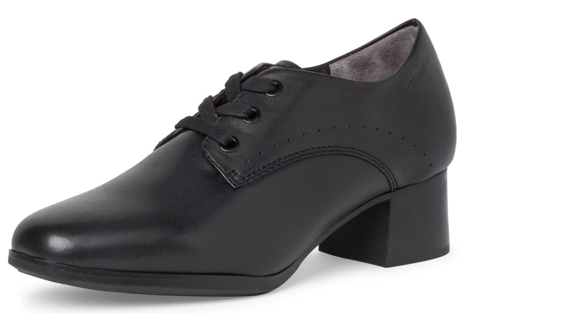 Podzimní kožené lodičky polobotky Tamaris vel. 40 - 10