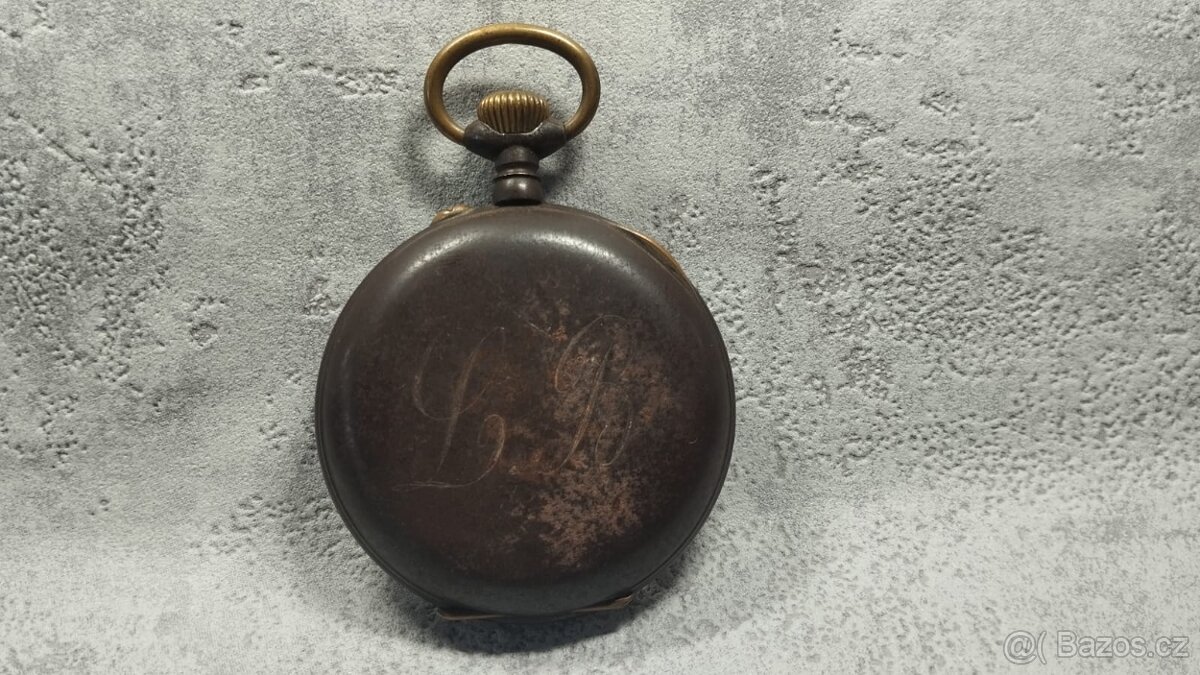 Velké kapesní hodinky zřejmě zn. Régulatéur. brynyrované - 10