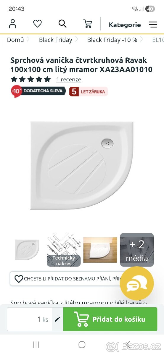 Sprchová vanička - 10