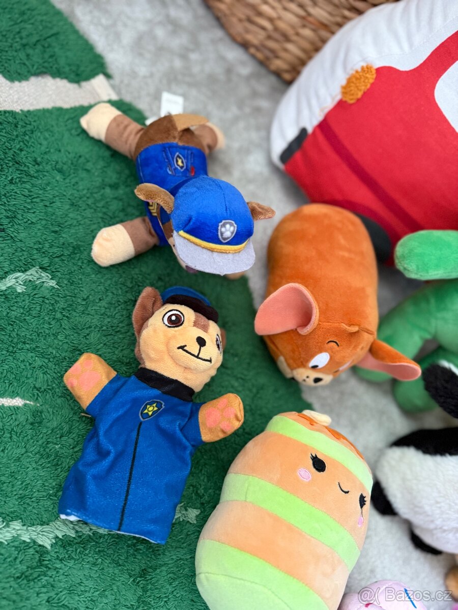 Velká sada plyšáků + papírový pytel - 10