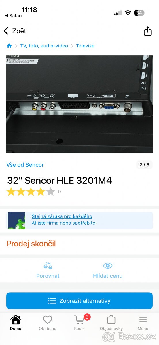 32" Sencor HLE 3201M4 Led TV - 10