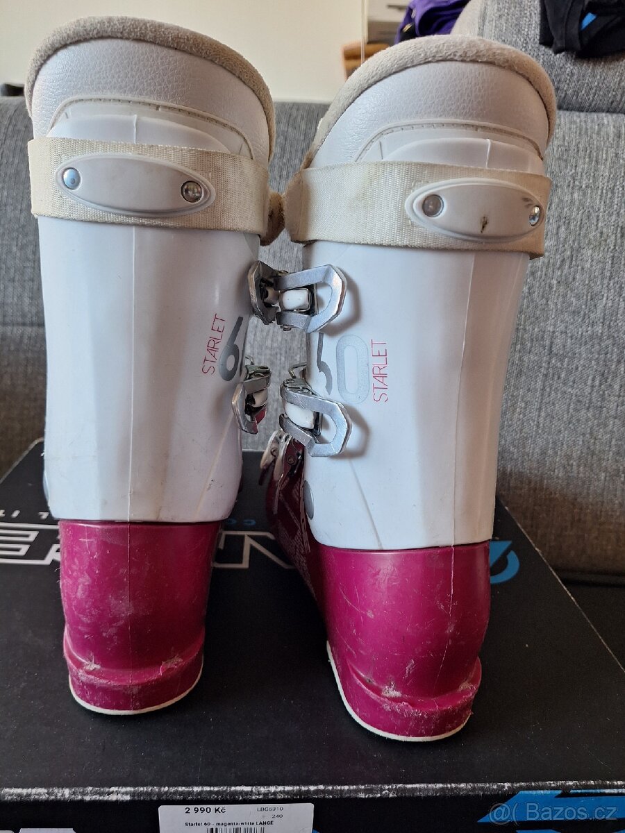 Dívčí lyžáky vel. 37/38 značky Lange. - 10