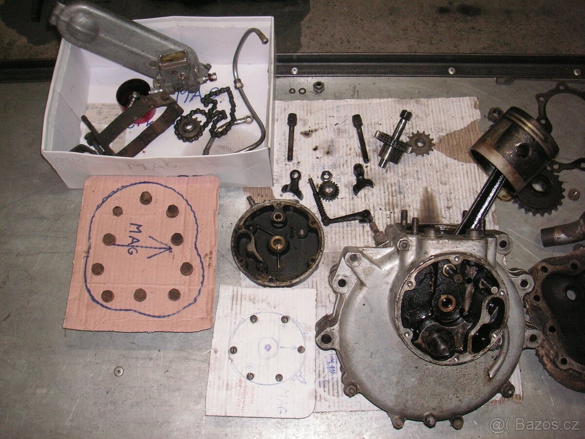 MOTOR TRIUMPH TWN 500 SV - MAG - 10