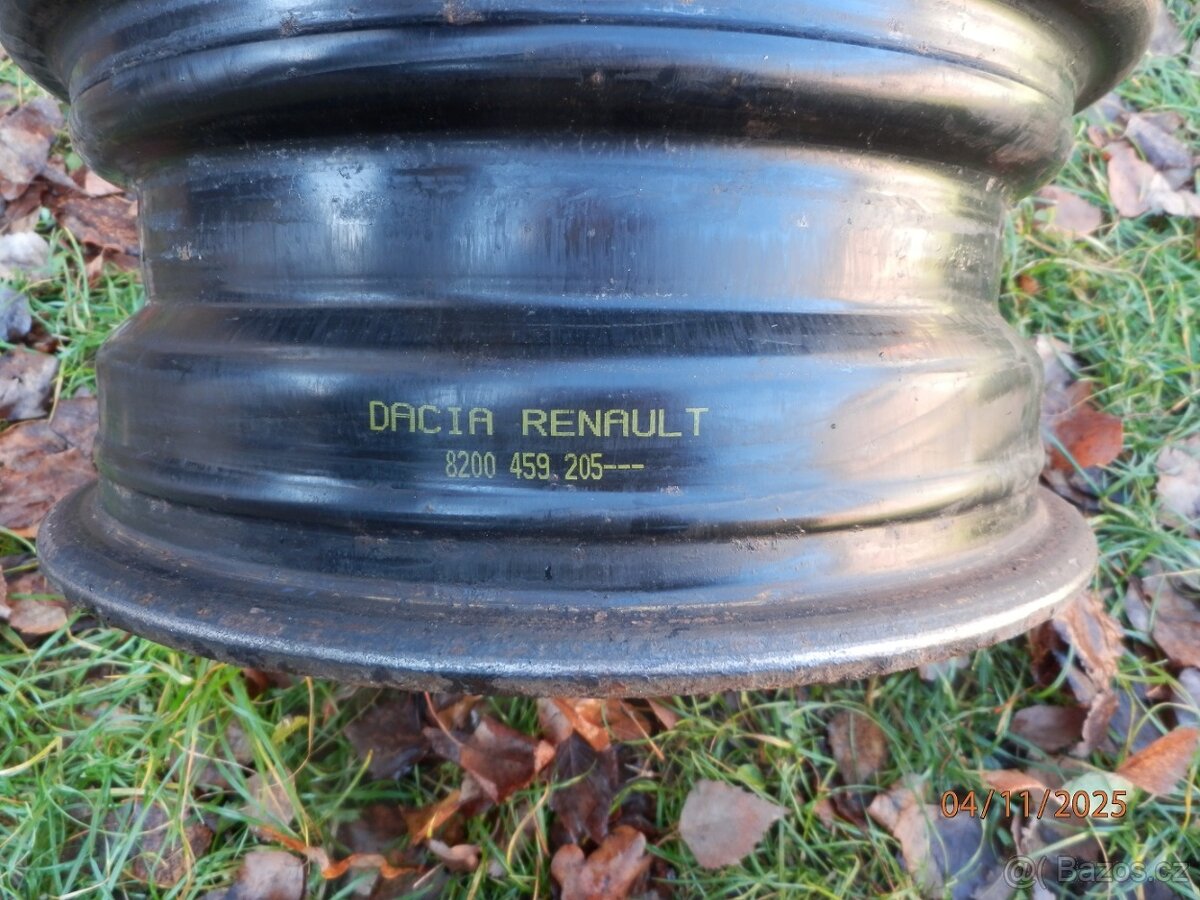 2xOriginál plechový disk na RENAULT-DACIA velikost 14tky. - 10