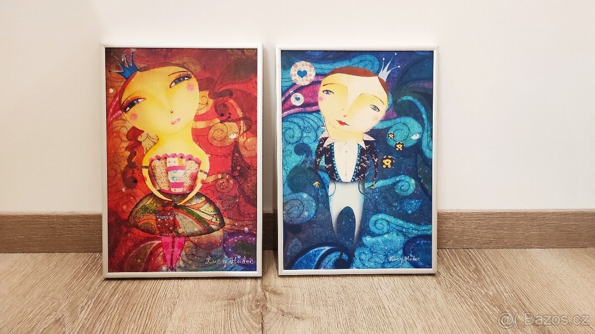 Grafiky v ALU rámu – Dětské motivy (Lucy Hudec) - 10