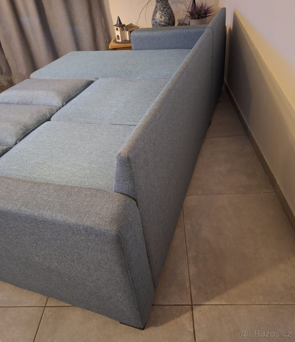 Rozkládací sedačka s úložným prostorem - 10