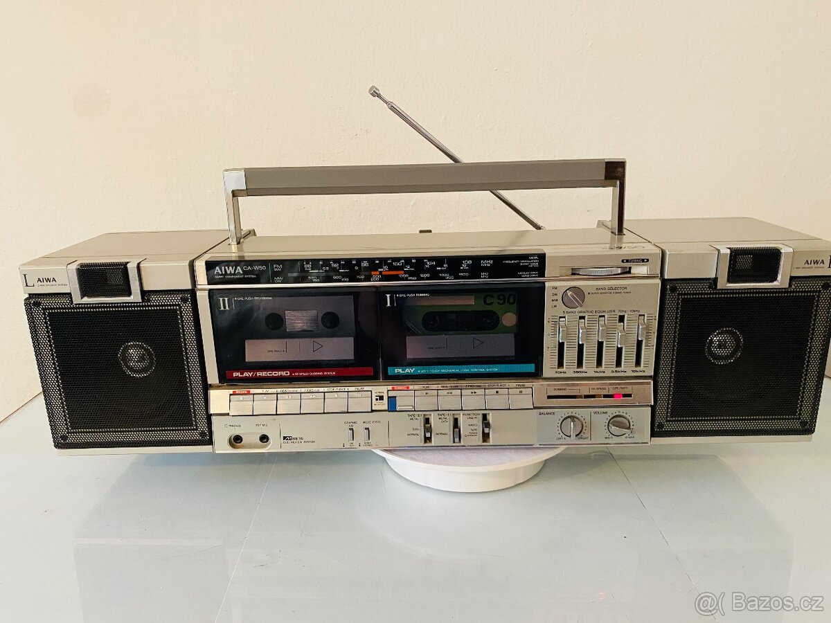 Radiomagnetofon Aiwa CA-W50, rok 1986 - 10