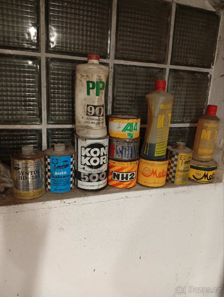 Retro plechovky a dekorace - 10