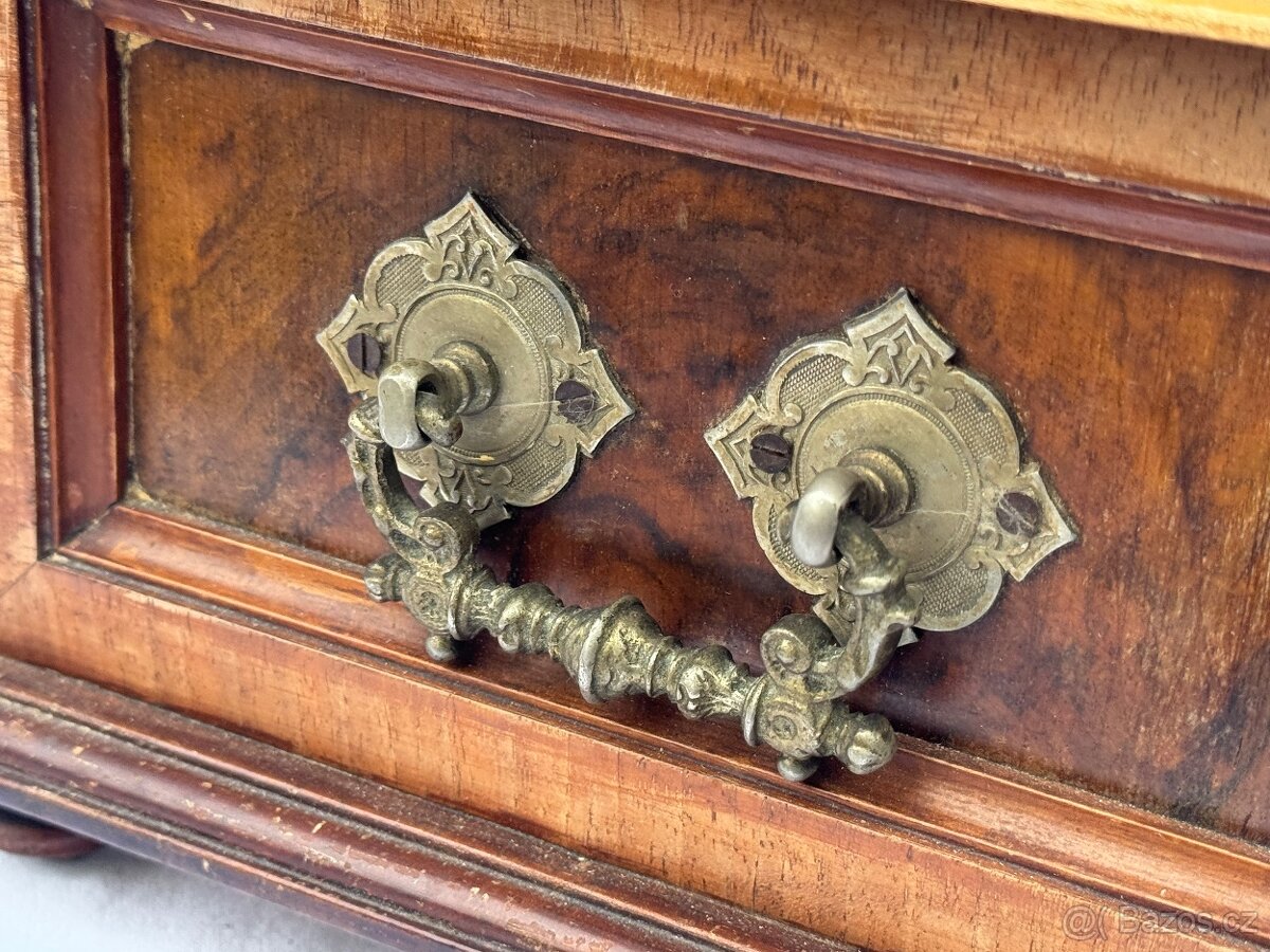 Krásná velice stará šperkovnice Empír - 10