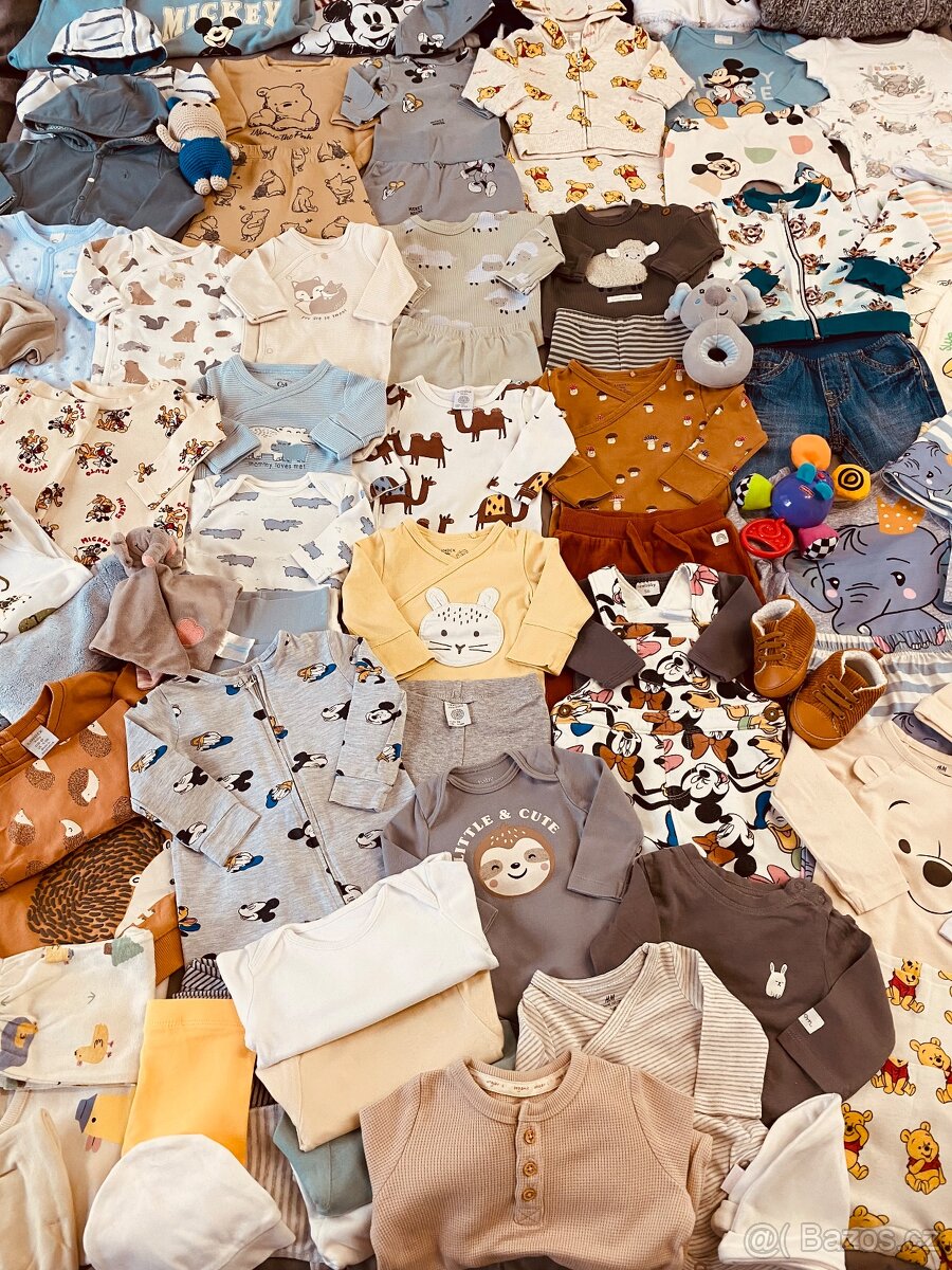 Balík oblečení na miminko 0-6 m neutrál Rezervace - 10