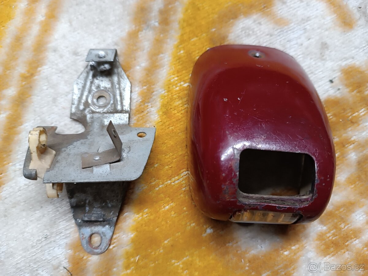 Maska Jawa,výfuk čz 150c,zadní světlo,pulbuben,mustang - 10