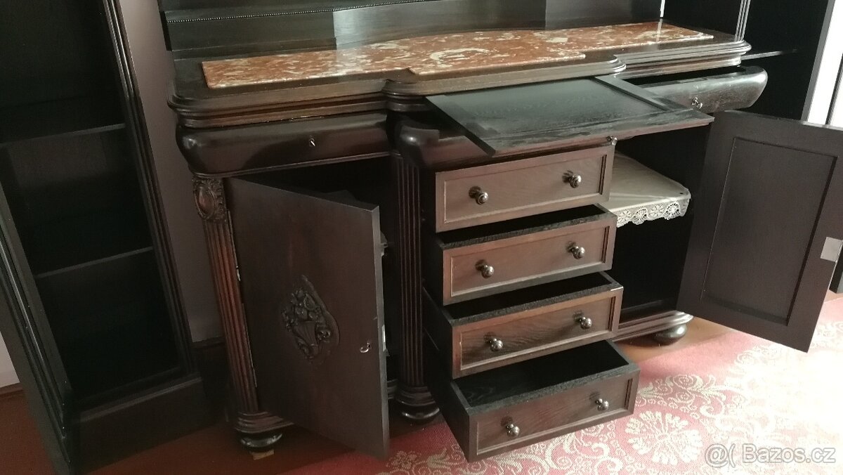 Starožitná komoda (sekretář) - 10