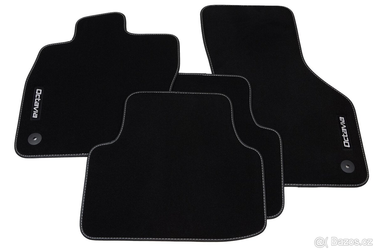 Luxusní celoroční Autokoberce ŠKODA RS - podklad hrubá guma - 10