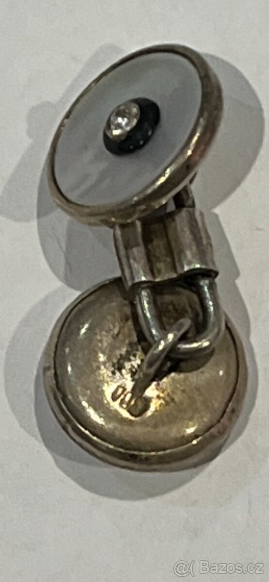 Starý pánský set – manžetové knoflíky + košilové knoflíčky, - 10