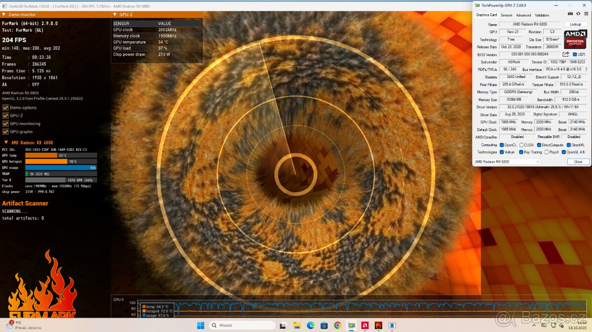 Asrock Challenger PRO RX 6800 16GB 7nm PCIE 4.0,ARGB - 10