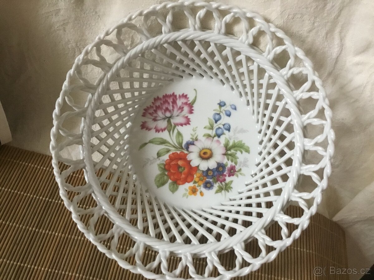 porcelánová miska s kvetinami, vice druhu - 10