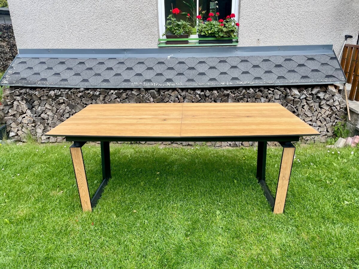Rozkládací jídelní stůl – Darwin 190 cm, dřevo - 10