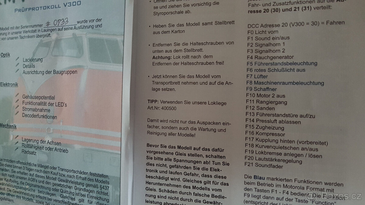 Dieselové lokomotivy KM1, rozchod 1, V300 ML2200C, limitovan - 10