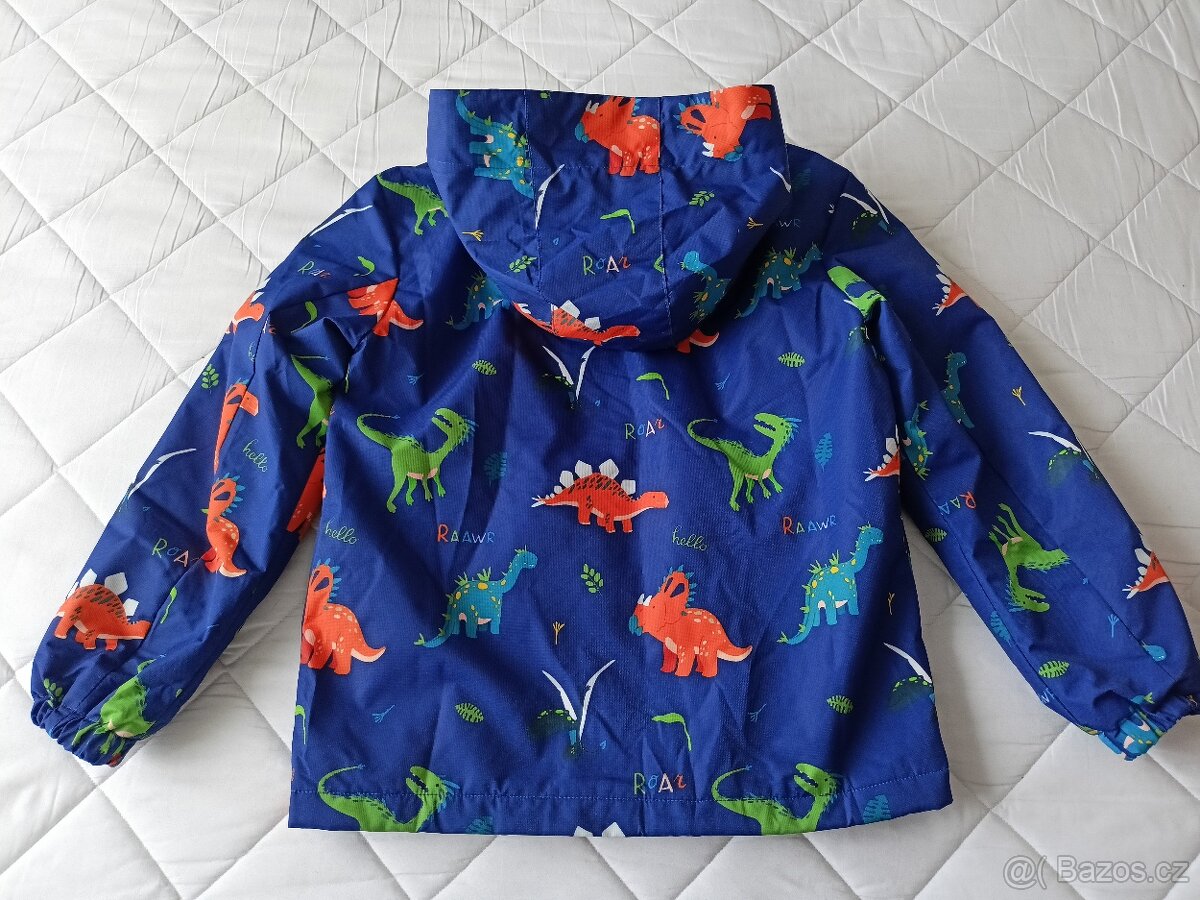 Dětská nepromokavá DINO bunda, vel.128/134 - 10
