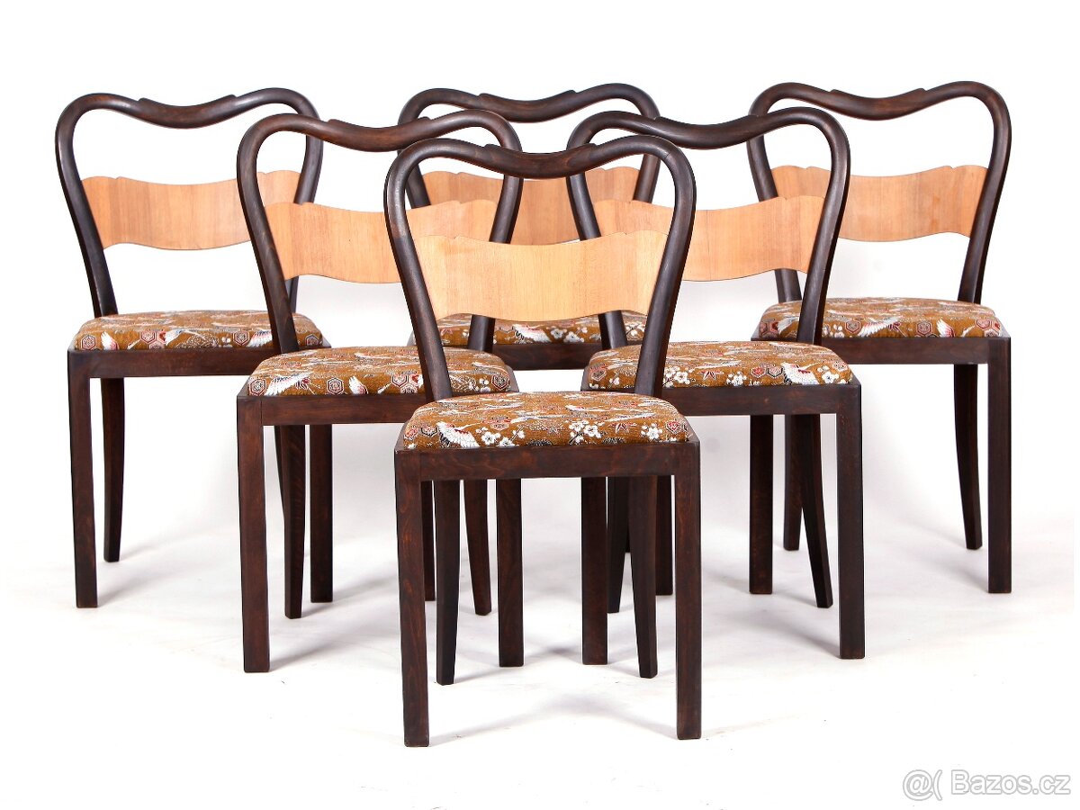 Židle ve stylu ARrt Deco po přečalounění. - 10