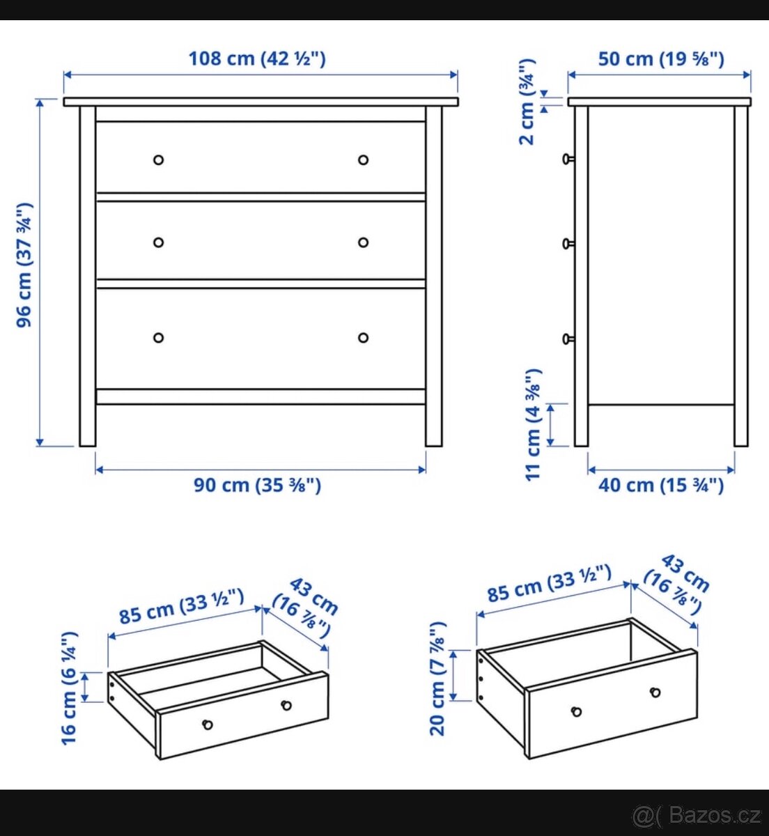 Komoda Hemnes - 10
