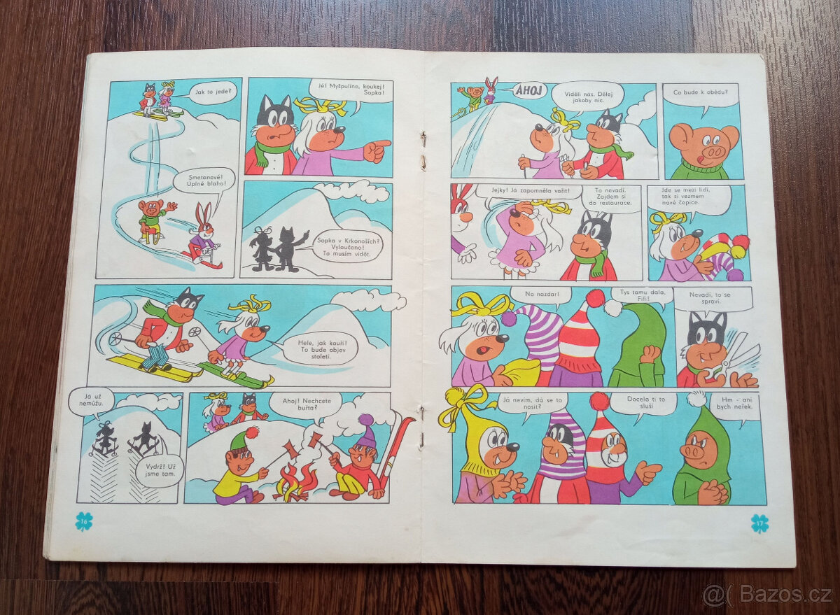 Čtyřlístek č. 12 Prázdniny na sněhu r. 1970 - 10