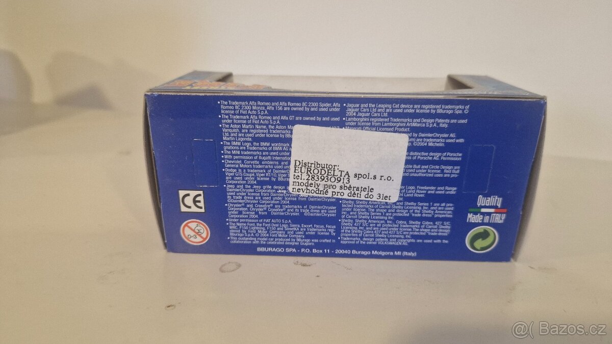 Prodám modely aut Bburago 1:43 Made in Italy - 10