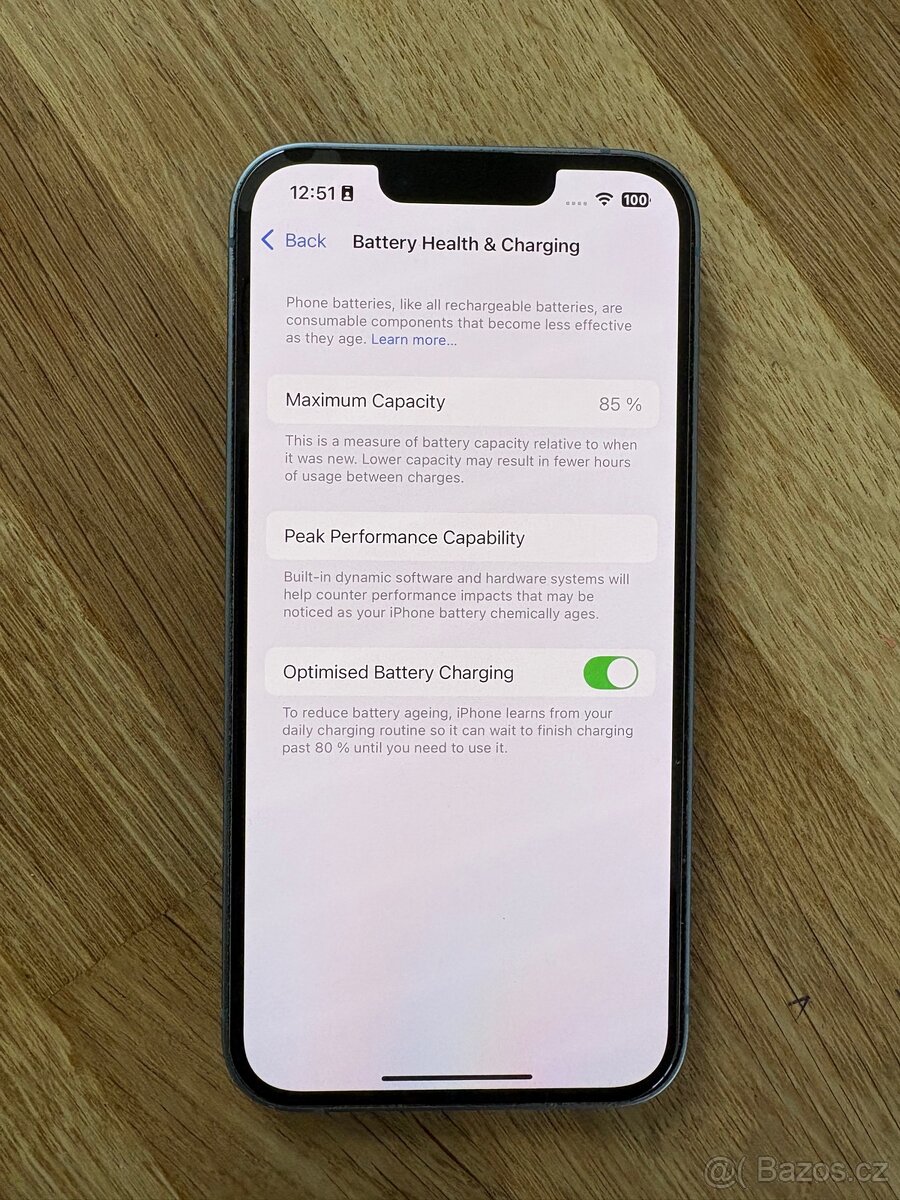iPhone 14 – 128 GB, modrý, 85 % baterie, výborný stav - 10