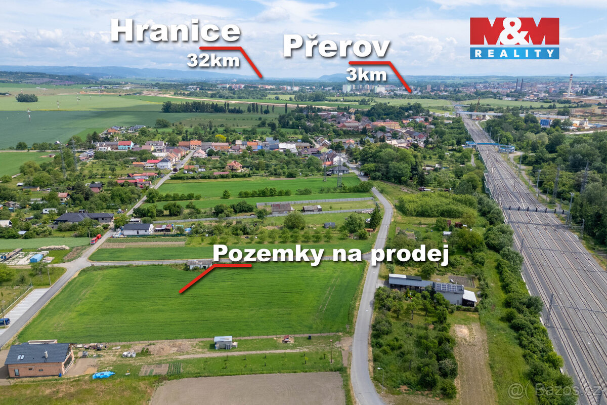 Prodej pozemku k bydlení, 1282m², Přerov - Dluhonice - 10