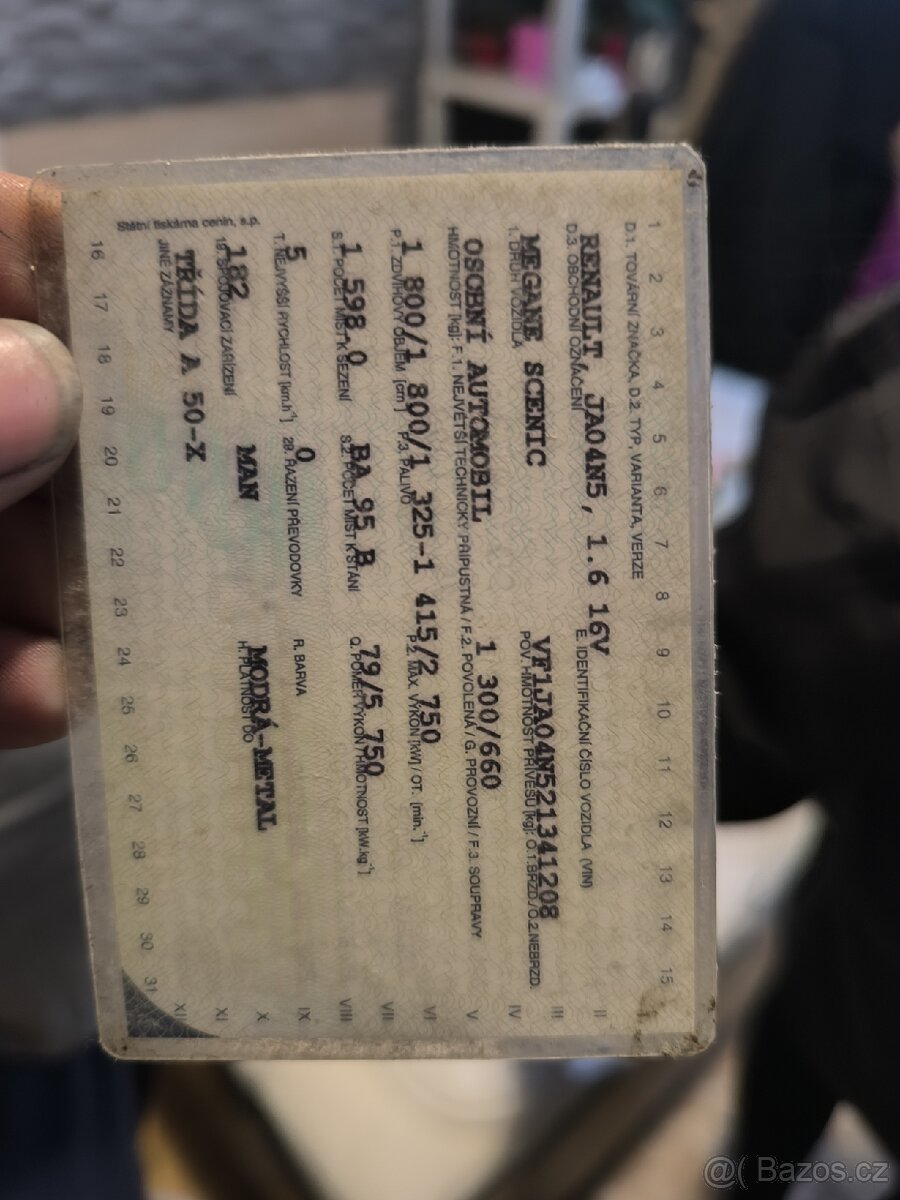 Prodám Renault Scenic 1.6benzin 79kw - 10