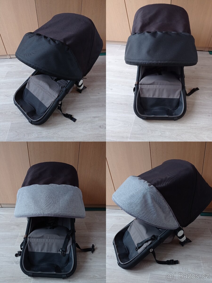 Sluneční clona s výztuhou - prodloužení stříšky - 10