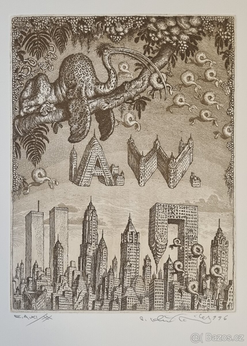 Predám grafické práce Petra Kľúčika. - 10